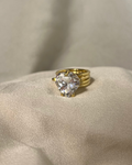 Anello Zircone Cuore