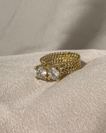 Anello Doppi Zirconi