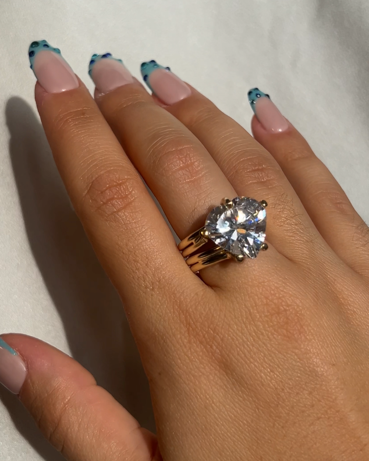 Anello Zircone Cuore